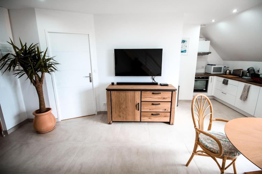 Appart-Duplex Vue Mer Panoramique Balcon & Piscine Proche Commerce Penmarcʼh 외부 사진