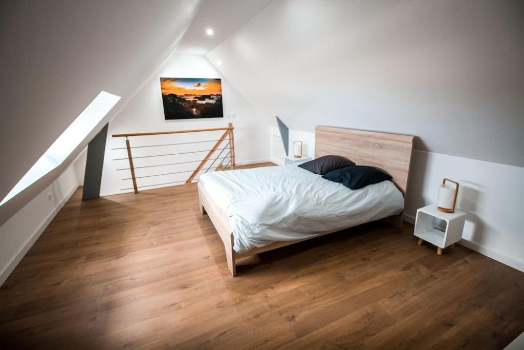 Appart-Duplex Vue Mer Panoramique Balcon & Piscine Proche Commerce Penmarcʼh 외부 사진