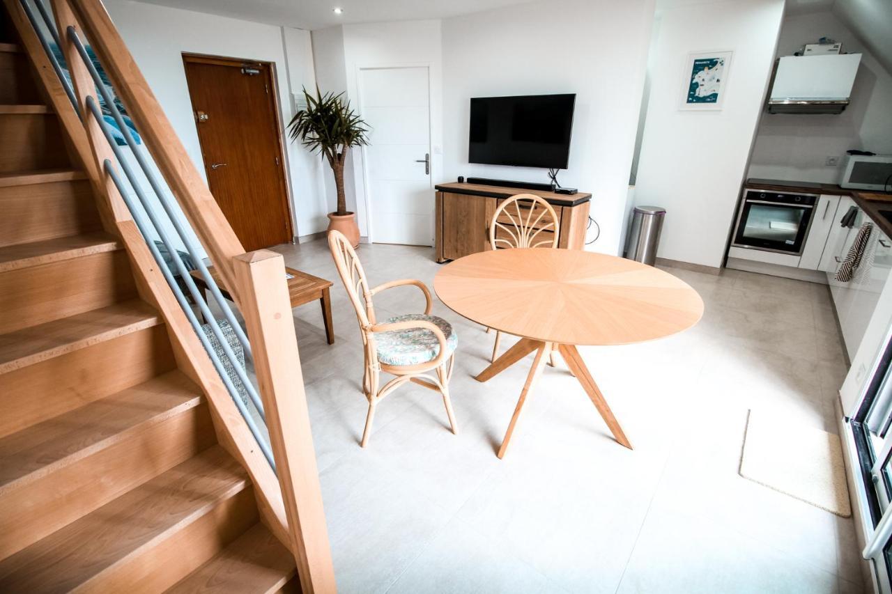 Appart-Duplex Vue Mer Panoramique Balcon & Piscine Proche Commerce Penmarcʼh 외부 사진