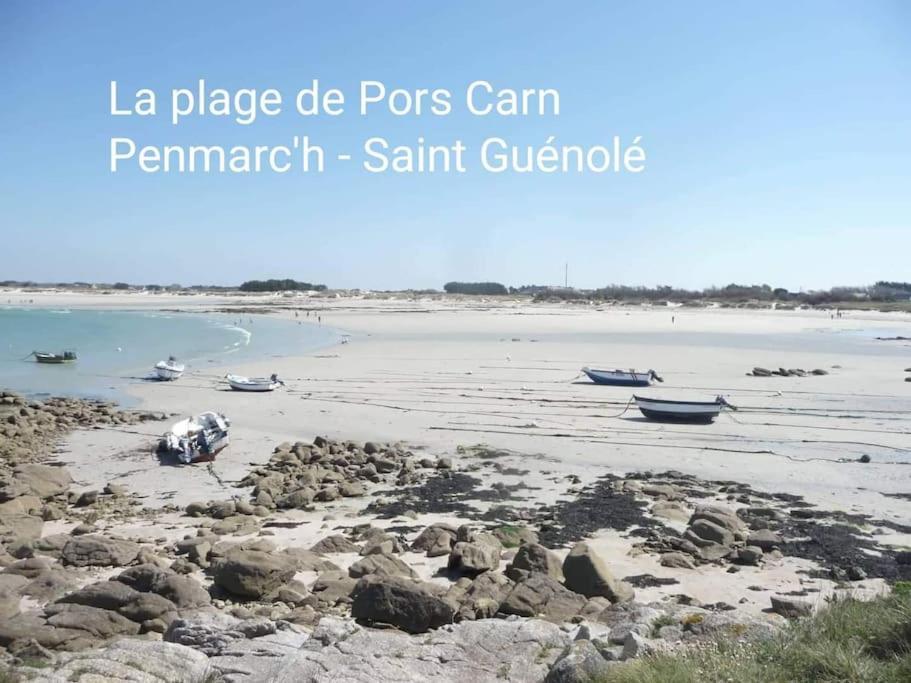 Appart-Duplex Vue Mer Panoramique Balcon & Piscine Proche Commerce Penmarcʼh 외부 사진