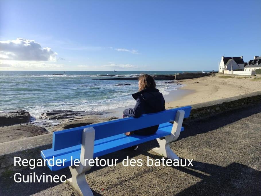 Appart-Duplex Vue Mer Panoramique Balcon & Piscine Proche Commerce Penmarcʼh 외부 사진